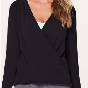 NWT Lululemon Full Freedom LS Tee, Size 10, Black